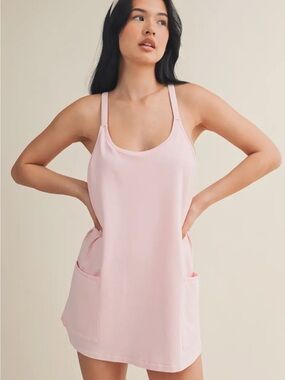 🆕🤍PINKY ACTIVE DRESS